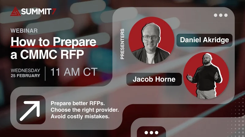 How to Prepare a CMMC RFP